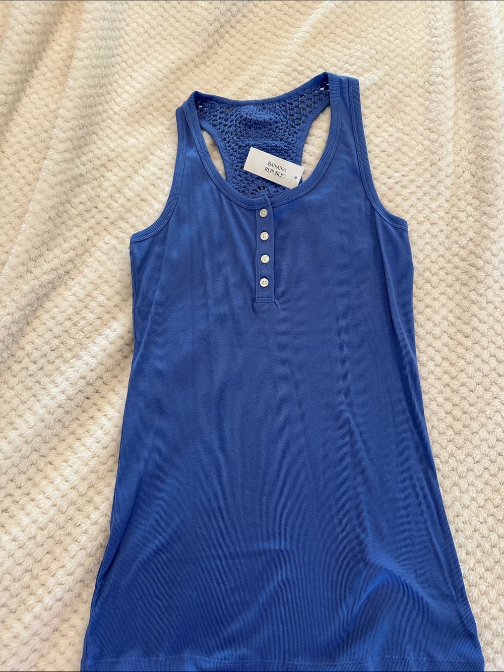 Banana Republic Royal Blue Racerback Tank Tank